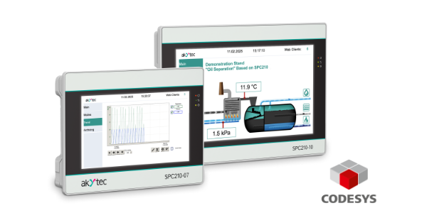 Akytec SPC210 Ekranlı CODESYS PLC + HMI