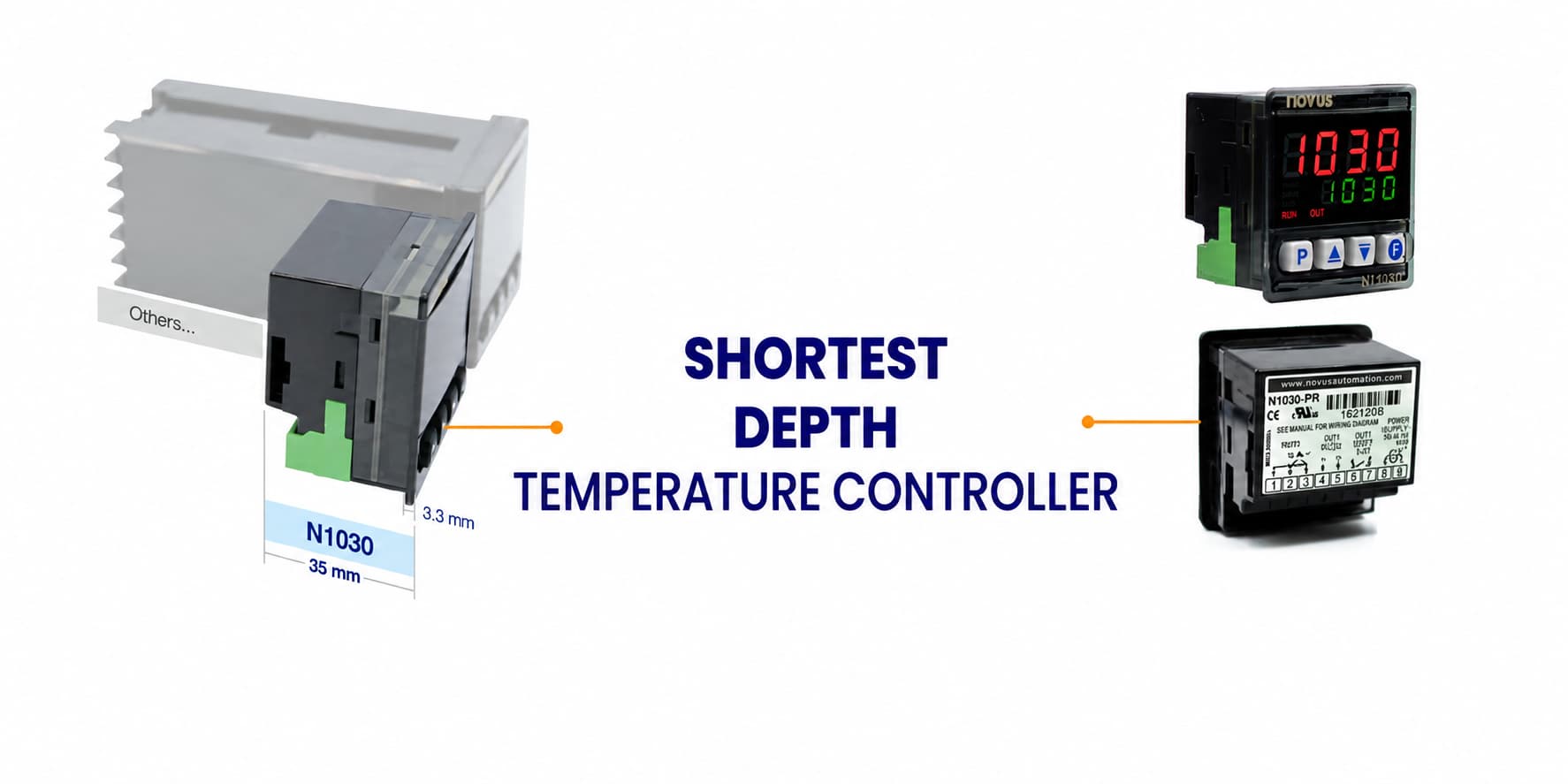 N1030T PID Temperature Controller - novus-n1030-controller.jpg